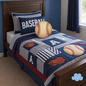 Baseball Pillow - Sports Room Decor