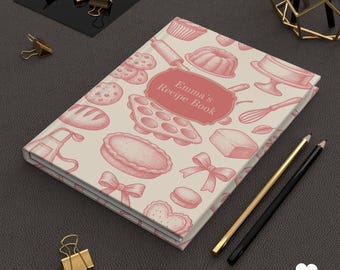 Libro de recetas personalizado: ilustración gastronómica, libro de cocina personalizado