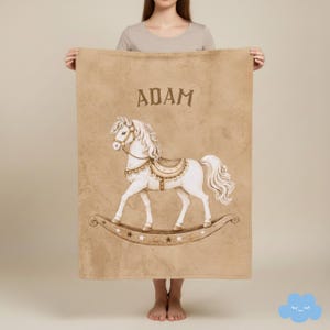 Manta de circo vintage personalizada