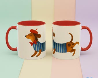 Dachshund Dog Mug, Gift for Dog Lovers