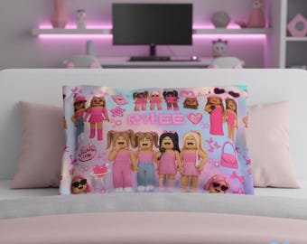 Personalized Gamer Girl Pillowcase