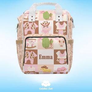 Personalized  Baby Cowgirl Diaper Backpack | Cowgirl Diaper Bag | Cowgirl Nursery | Cowgirl Baby Shower |  Cowgirl | Nursery | Baby Shower