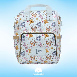 Personalized The Pooh Diaper Backpack | The Pooh Diaper Bag | Pooh Diaper Bag | The Pooh Bag | The Pooh Nursery | All Colors