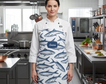 Gepersonaliseerde sardinesschort - gepersonaliseerd kookcadeau