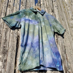 MONET Ice Dye Polo Shirt in Organic Cotton