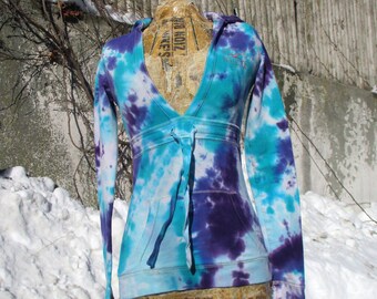 Cute Tie Dye Hollister Hoodie, Upcycled