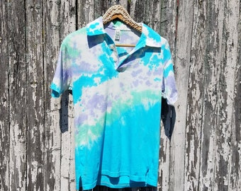 Watercolors  Polo Shirt, Tie Dye