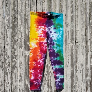 Funky Tie Dye Leggings, 2XL Ready to Ship