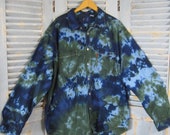 Tie Dye Denim Man 39 s Shirt, LEVI 39 s, OOAK