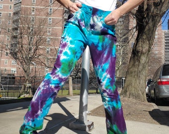 Tie Dye Corduroy Talbots Pants, RARE FIND