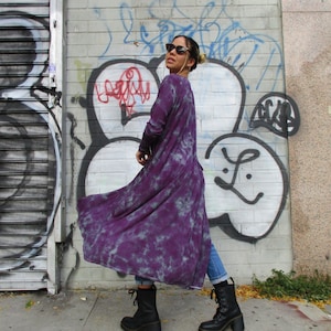Cardigan lungo con tasche e foro per il pollice, S-3XL