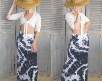 Tie Dye Maxi Skirt, XS-3XL