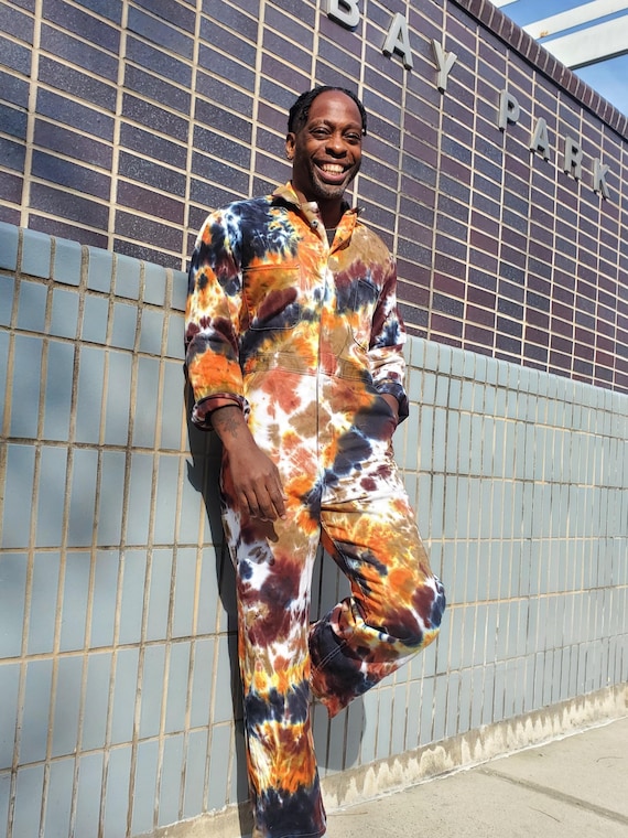 Earthy UTILITY SUIT, Tie Dye Coveralls - Etsy