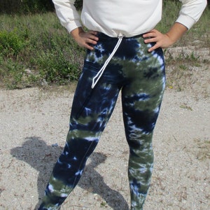 Hippie Tie Dye Leggings, Boho, Festival Leggings, Plus Style, XS-3XL