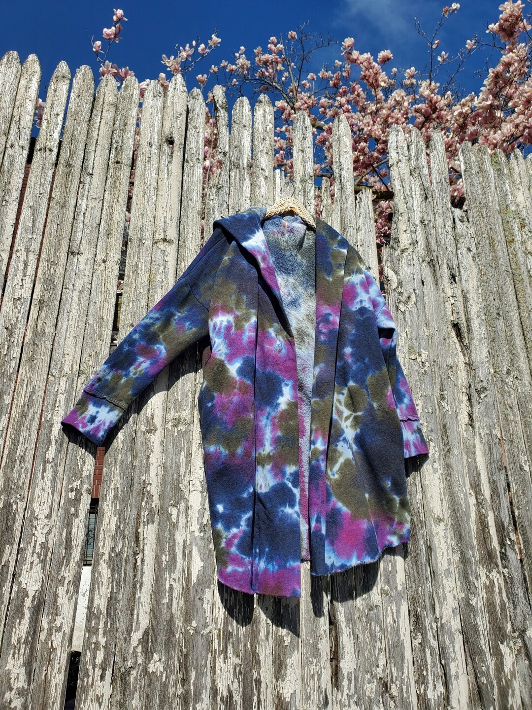 Felpa Con Cappuccio Tommy Jeans Boxy Donna - Cotone Biologico Con Motivo Tie And Dye Colorato