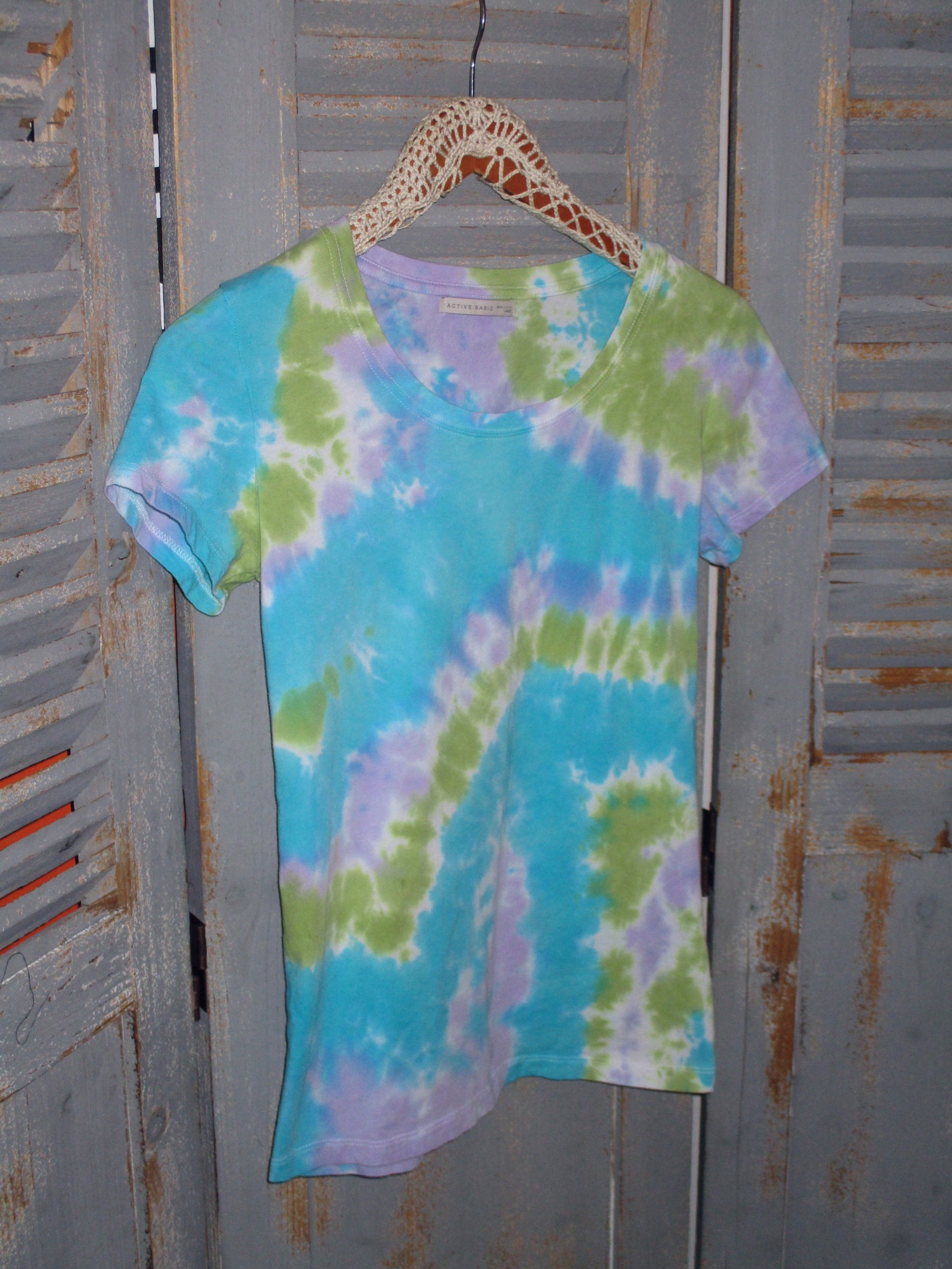 Tie Dye Festival Tee Colorful Junior Slim TShirt Etsy