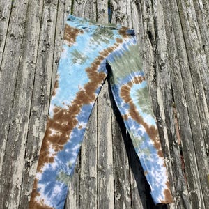 XL Leggings in Earthy Tie Dye, READY to Ship