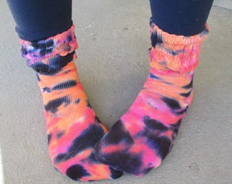 Funky Tie Dye Crew Socken