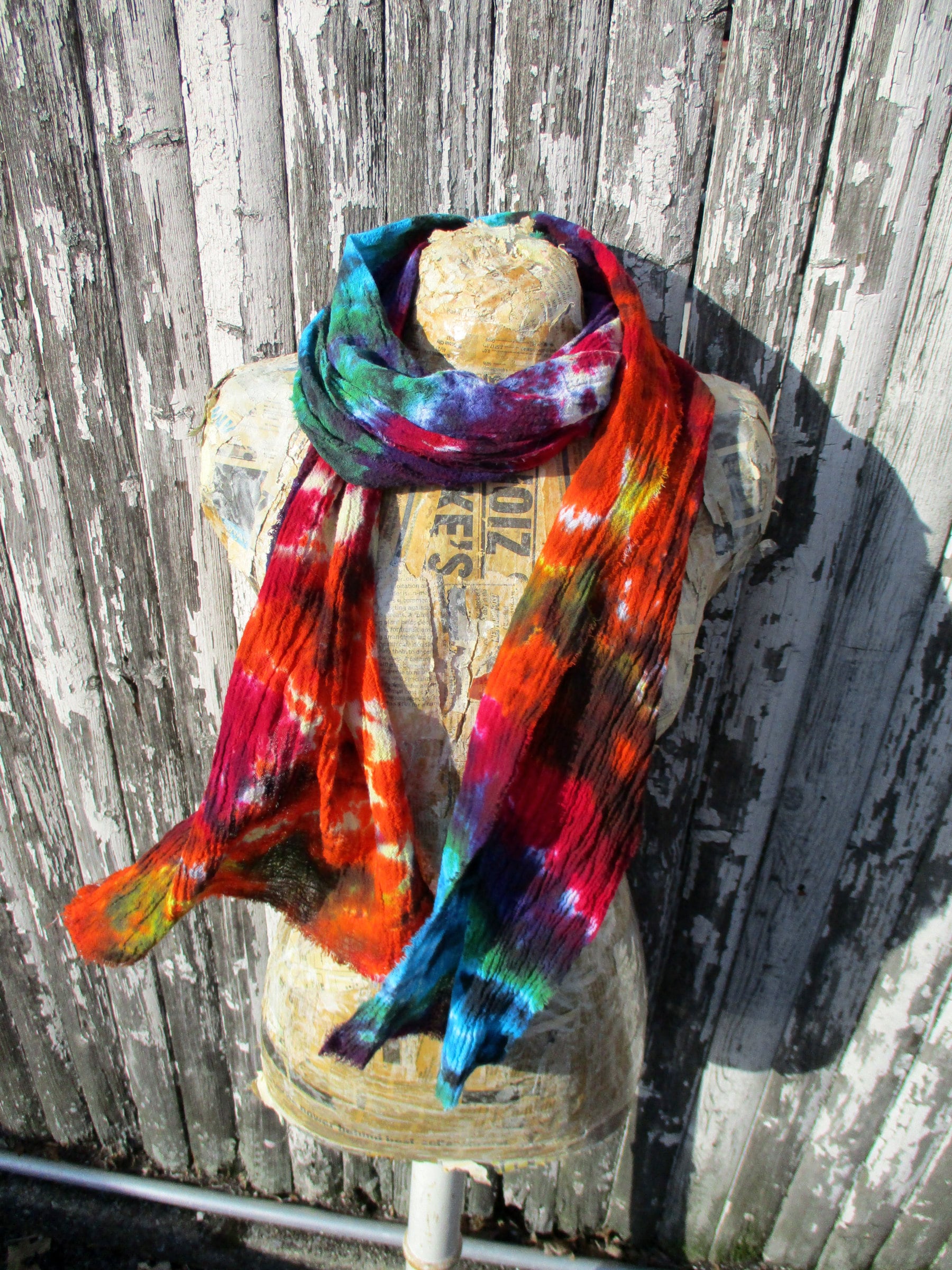 tie dye scarves for sale