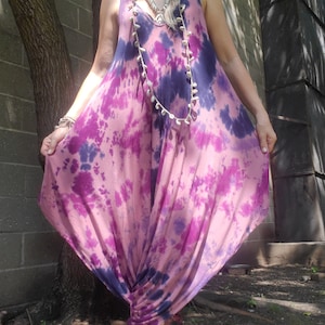 Funky Tie Dye Jumpsuit, Festival Romper