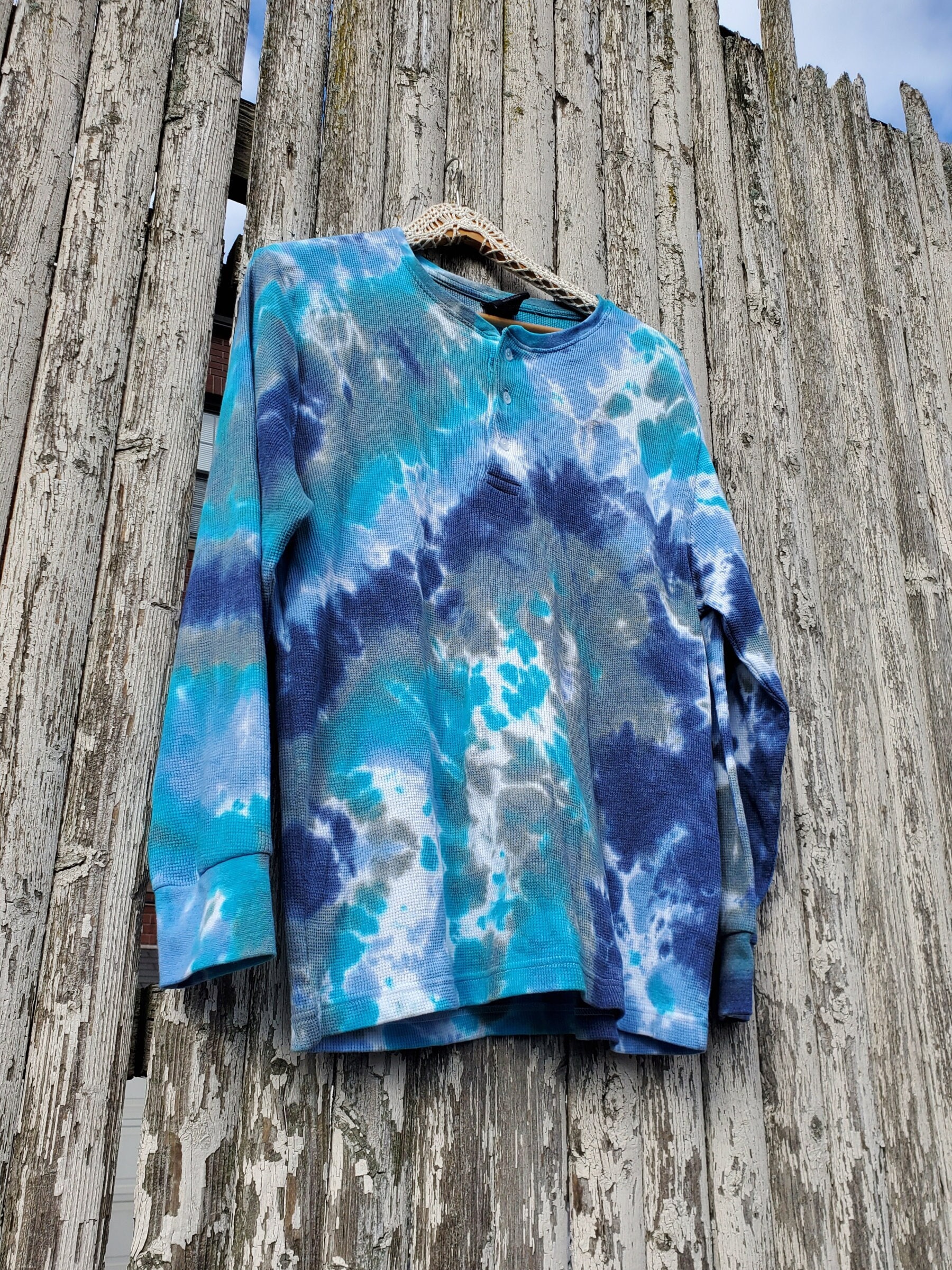 tie dye waffle shirt