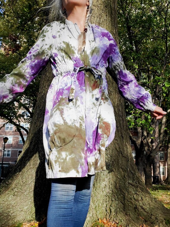 Buy Reclaimed Tie Dye H M Jacket Online in India Etsy