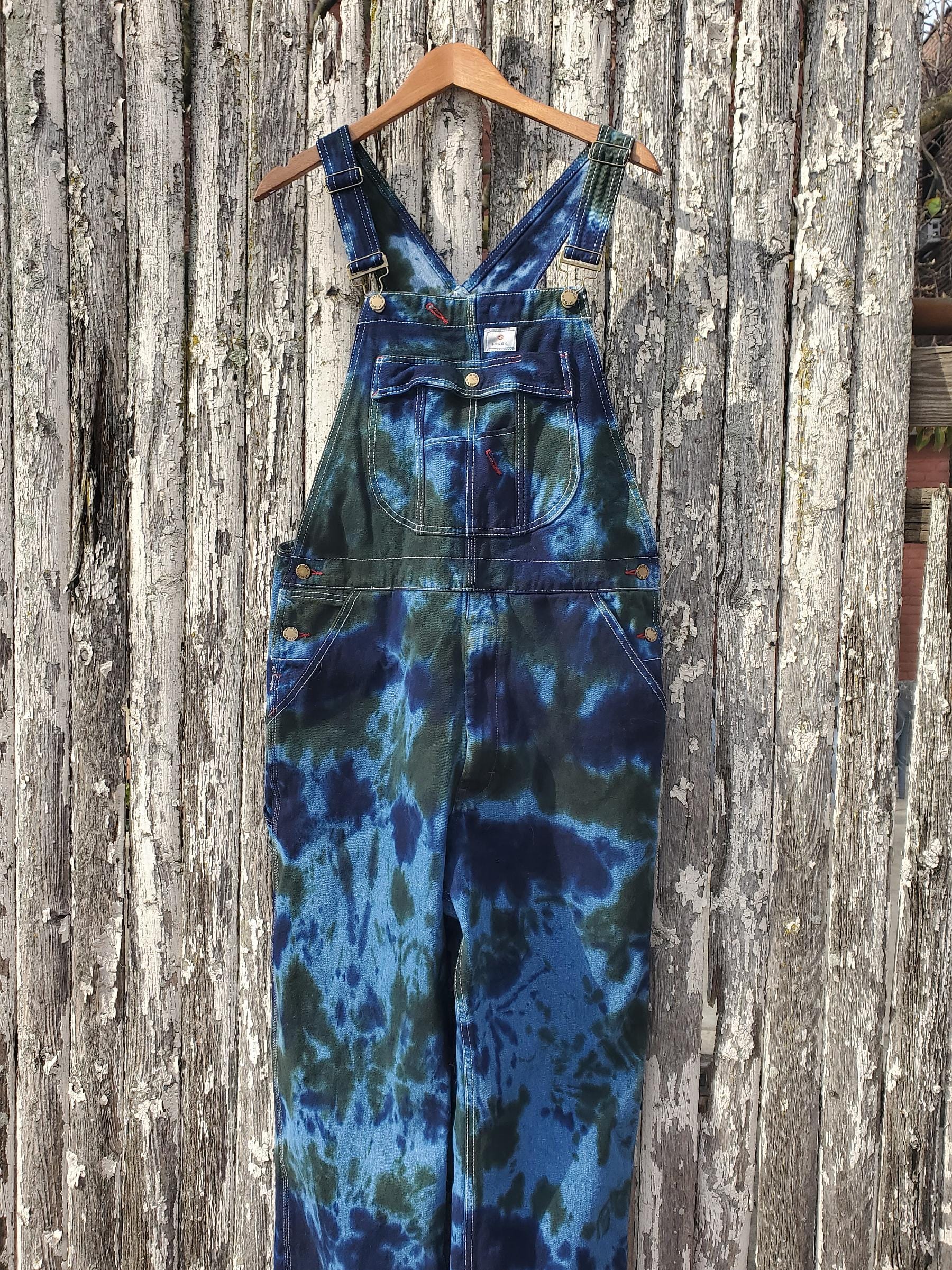 Tie Dye Rockstar Denim Overalls - Etsy