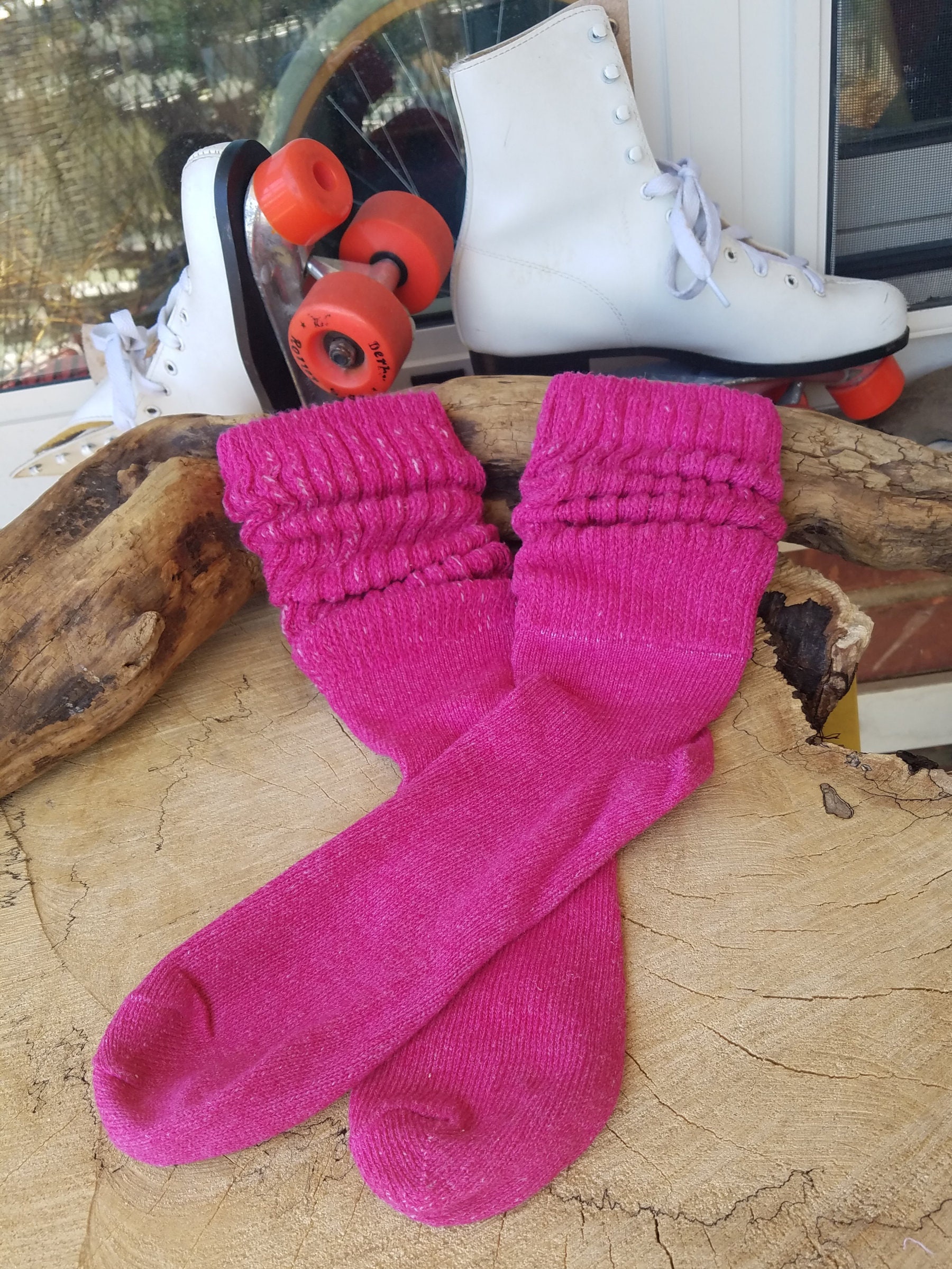 PINK GALAXY Tie Dye Slouchy or Crew Socks –