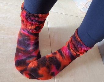 Soft Tie Dye Crew or Slouchy Socks