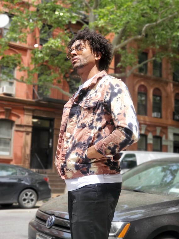 ジャケット・アウター CHEMICAL BLEACHED DENIM MODS COAT ssstein / シュタイン】CHEMICAL BLEACHED DENIM MODS COAT - INDIGO