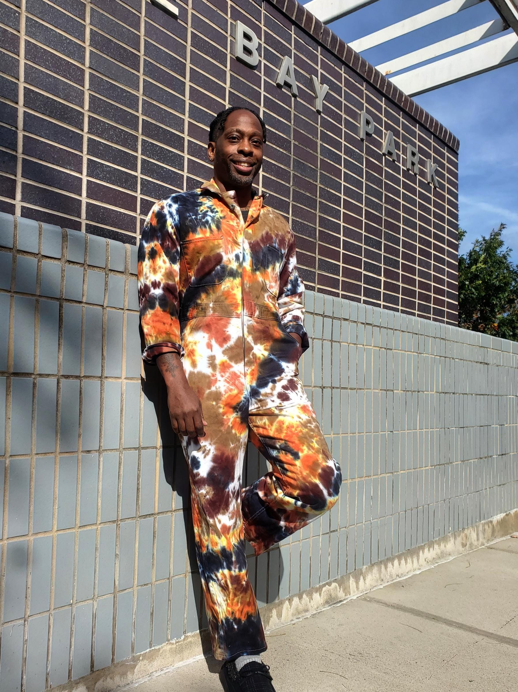 超希少 Currentage Spray dyeing Jumpsuit il_fullxfull.7395309249_p3le.jpg