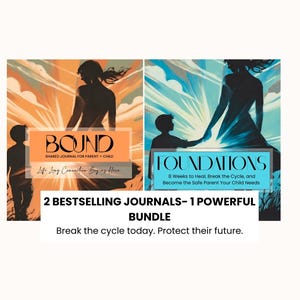 Paquete de seguridad emocional / Diarios de crianza imprimibles / Herramientas para una crianza tranquila / Conexión entre padres e hijos / Deja de gritar / Sanación interior