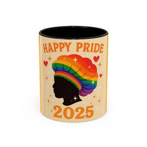 Pride Feier Kaffeebecher | Happy Pride 2025, LGBTQ Tasse, Regenbogen Tasse, Geschenk für Pride Month, bunte Kaffeetasse