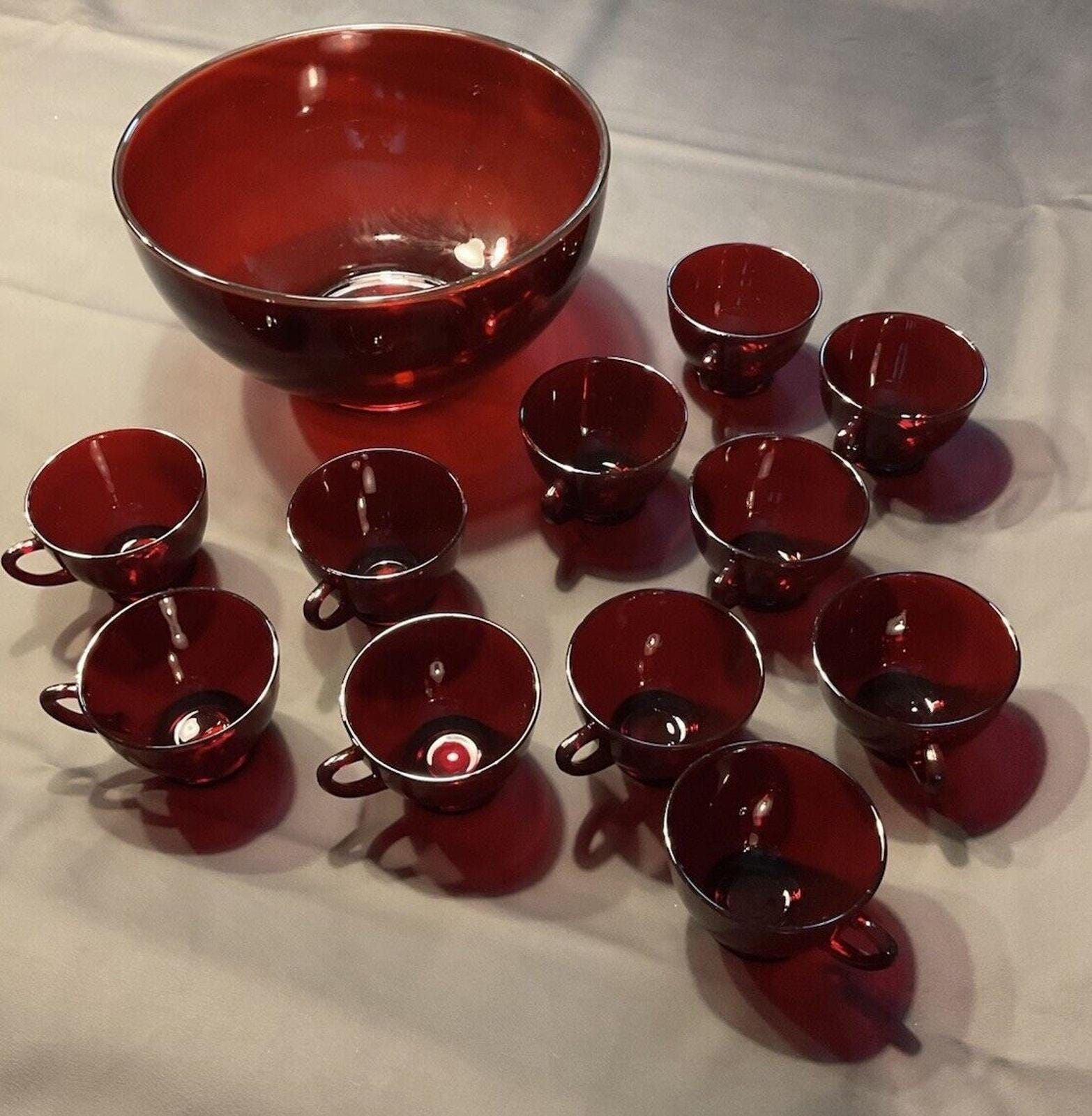 Anchor hocking punch bowls - Etsy 日本