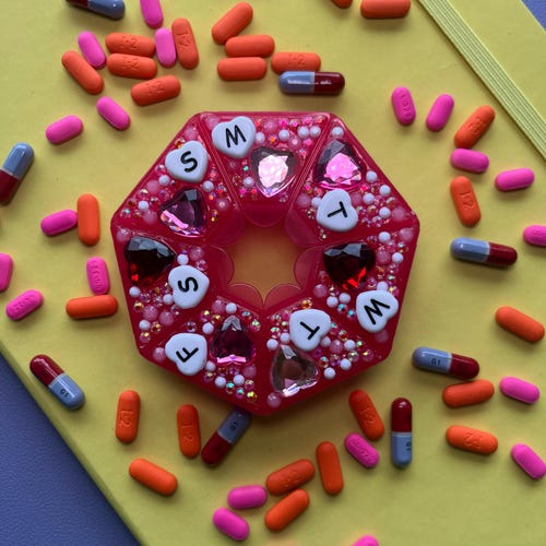 Valentine Pill Organizer