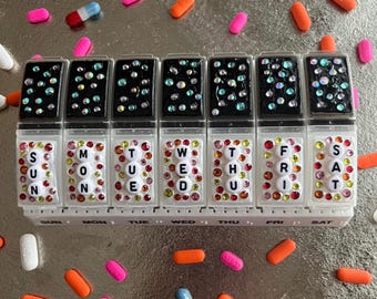 Organizador de pastillas Bling AM/PM