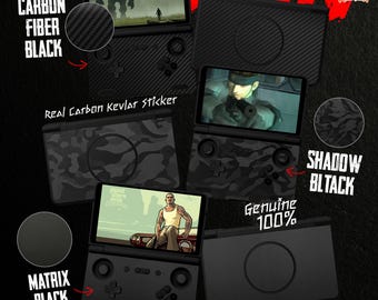 3M Carbon Kevlar Edition Skin Sticker for Retroid Pocket Flip 2 (Device not included)