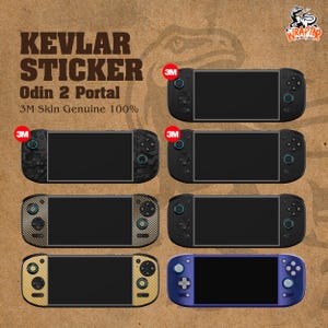 Kevlar Edition Skin Sticker for Odin 2 Portal (Device not included)