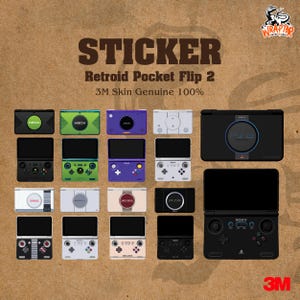 3M Skin Sticker for Retroid Pocket Flip 2 (Device not included)