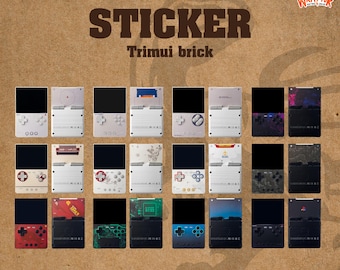 Skin Sticker for Trimui Brick (Device not included)