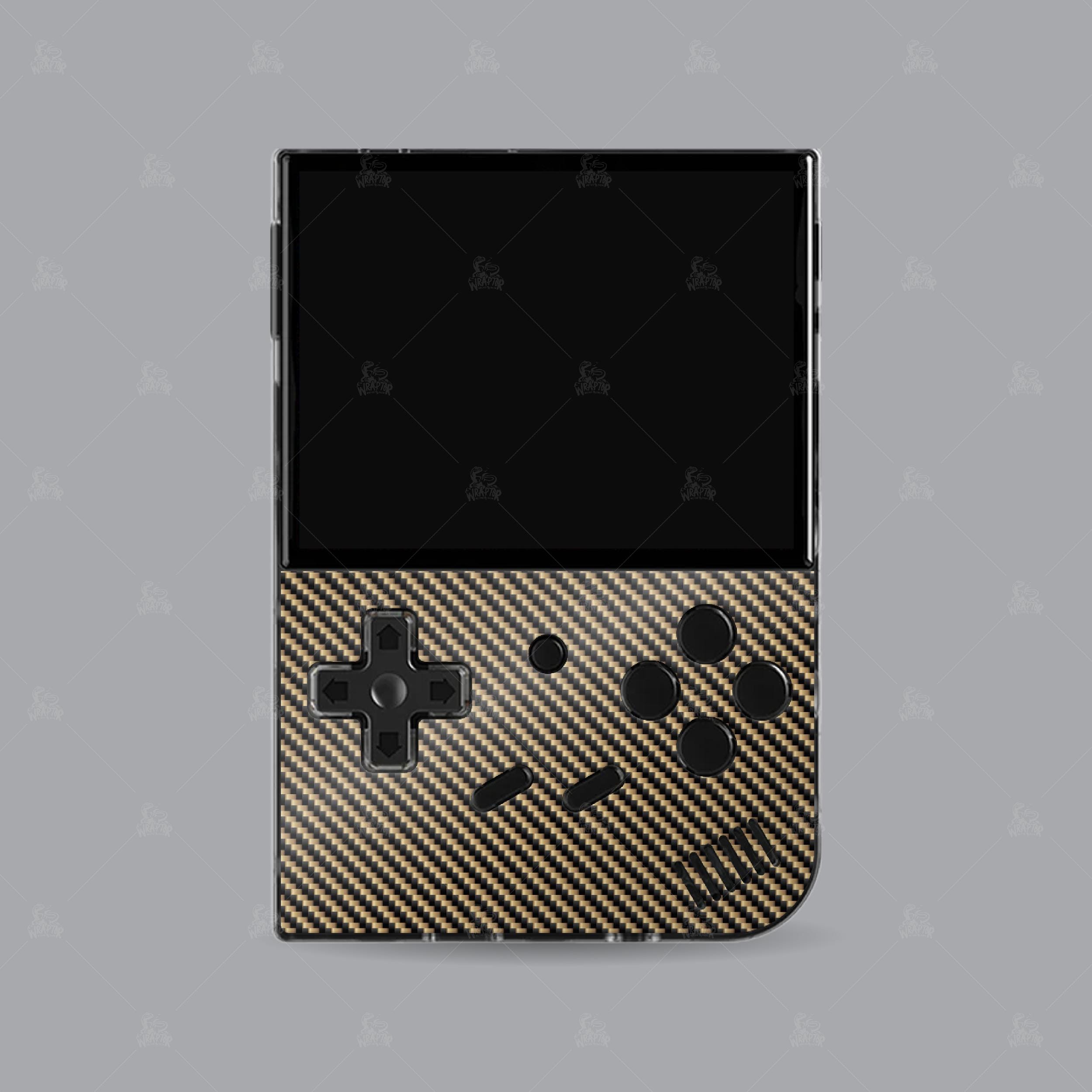 Carbon Kevlar Edition Skin Sticker for Anbernic RG35XX / RG35XX 2024 ...