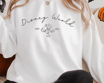 Disney World Est 1971 Shirt, Disneyworld Shirt, Disney Characters Vacation Shirt,  Disney Friends Shirt, 311135