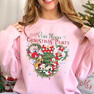 Mickey’s Very Merry Christmas Party Sweatshirt, Disney Mickey & Friends Christmas Sweatshirt, Disneyland Xmas Family Holiday Crewneck 313728