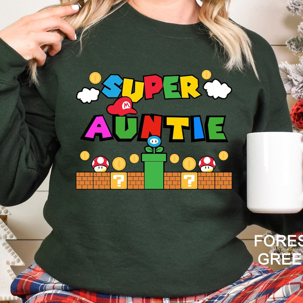 Super Mario Sweatshirt, Mario Mom Dad Bro Sis Sweatshirt, Mario Sweatshirts, Custom Mario Sweatshirt, Customize Mario Sweatshirt, 311386 Iconictees