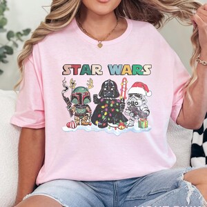 Star Wars Christmas Shirt, Darth Vader Mandalorian Stormtrooper Christmas Shirt, Disneyworld Christmas Shirt, Shirt, 312212