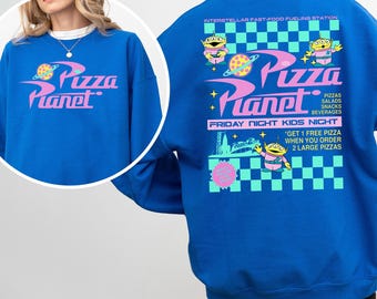 Pizza Planet Toy Story Sweatshirt, Disney Aliens Sweatshirt, Pizza Planet Hoodie,Toy Story Family Hoodie, Funny Disney Pizza Crewneck 313542