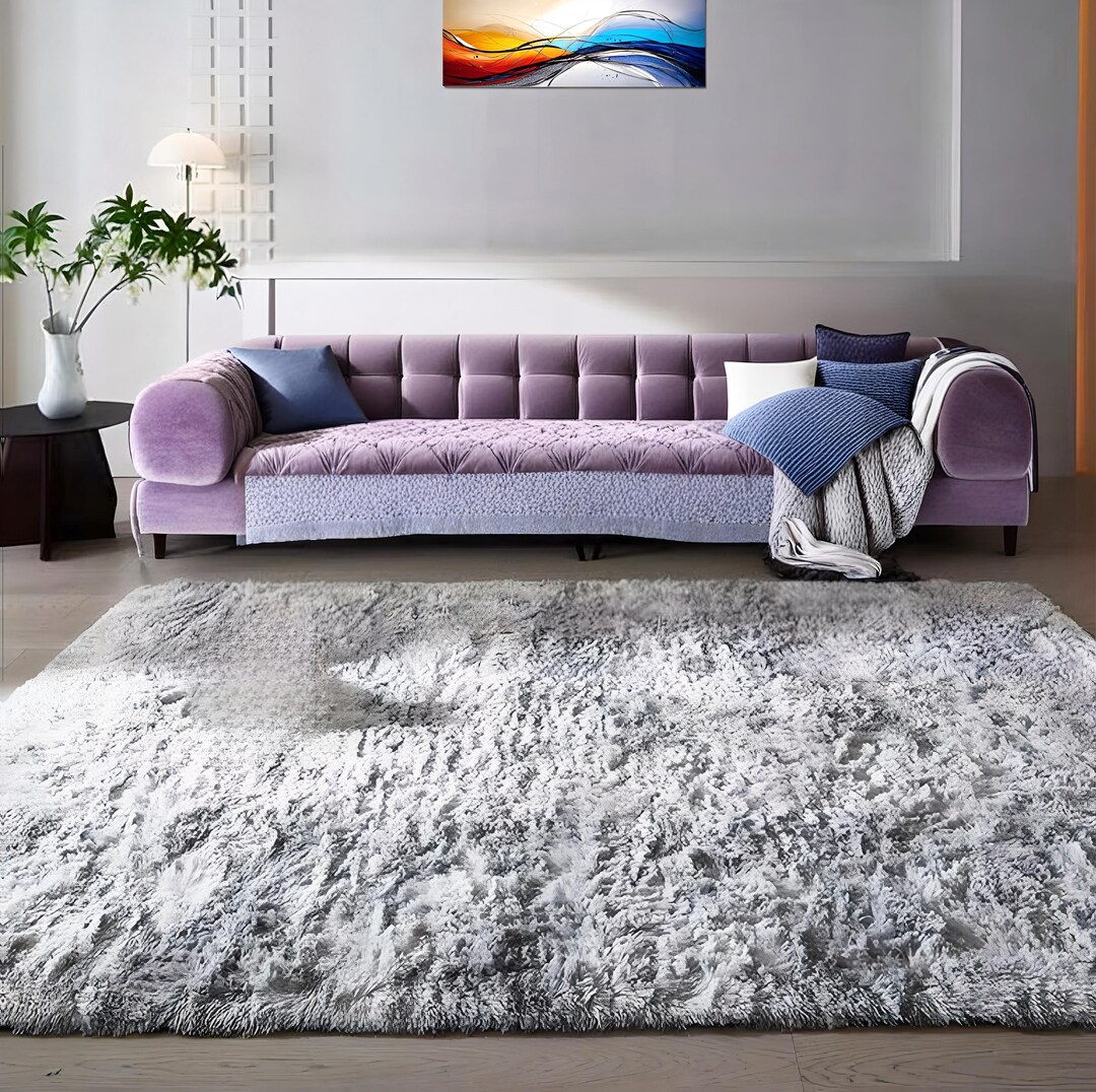 Super Fluffy Rug: Ultra-soft Plush Velvet - Multiple Colors - Etsy