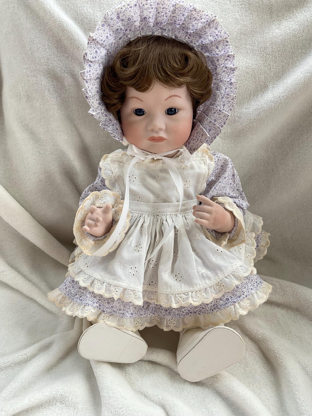 SFBJ 252 Pouty 38 Cm Poupée Ancienne Reproduction Antique Doll