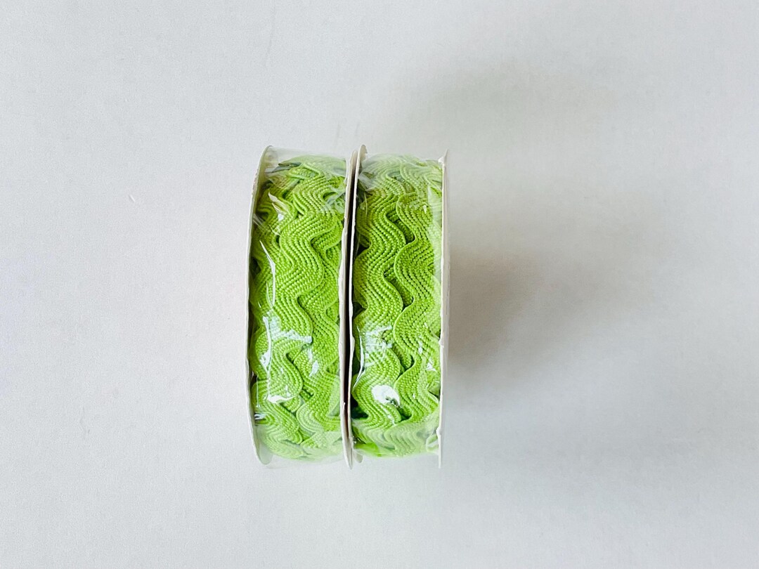 1/2” Wide Simplicity Rick Rack Ribbon Trim Embellishment - Green - 9 Ft ...