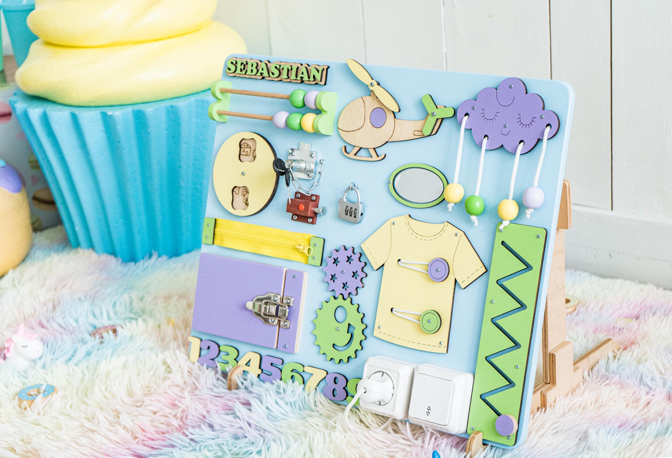 Busy Boards 1 Year Old, Activity Board for Fine Motor Skills ...